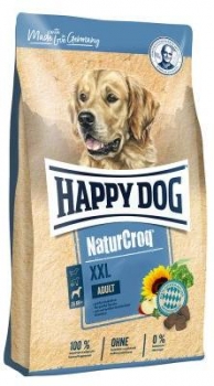 Сухой корм с крупными гранулами для крупных пород собак Happy Dog Naturcroq XXL 21/10 (домашняя птица)